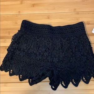 Lace shorts
